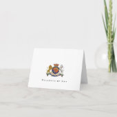 Royal Emblem ~ Karte / Einladungen (Rückseite)