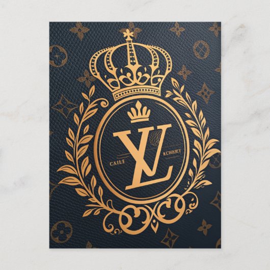 Royal Emblem Postkarte (Vorderseite)