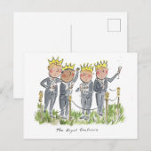 Royal Enclosure Postkarte (Vorne/Hinten)