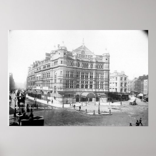 Royal English Opera House, 1891 Poster (Vorne)