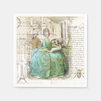 Royal Ephemera aus dem 18. Jahrhundert Serviette