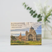 Royal Exhibition Gebäude Melbourne UNESCO Postkarte (Stehend Vorderseite)