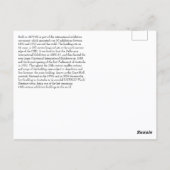 Royal Exhibition Gebäude Melbourne UNESCO Postkarte (Rückseite)