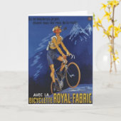 Royal Fabric Karte (Gelbe Blume)