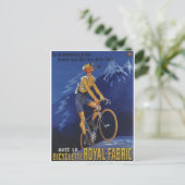 Royal Fabric Postkarte (Stehend Vorderseite)