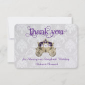 Royal Fairytale Dankeschön Card Dankeskarte (Rückseite)