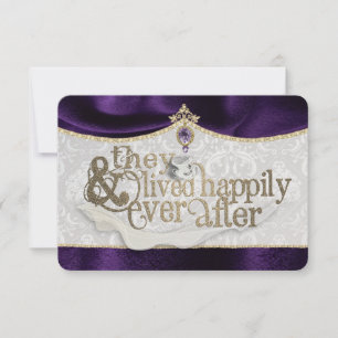 Royal Fairytale Dankeschön Card Dankeskarte