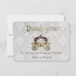 Royal Fairytale Dankeschön Card Dankeskarte