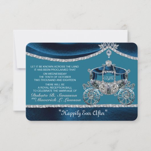 Royal Fairytale Save the Date (Vorderseite)