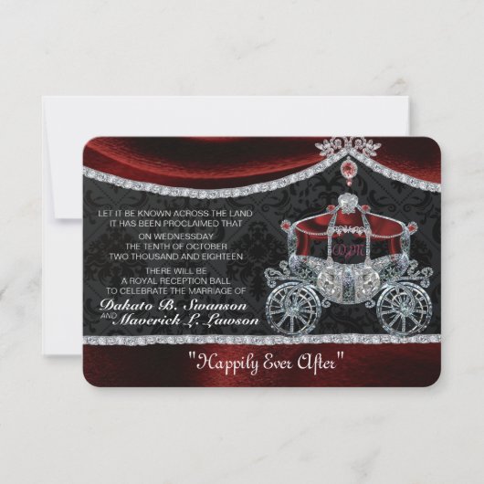 Royal Fairytale Save the Date (Vorderseite)