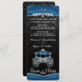 Royal Fairytale Save the Date Einladung (Vorne/Hinten)