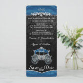 Royal Fairytale Save the Date Einladung (Stehend Vorderseite)