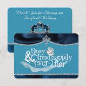 Royal Fairytale Thankyou Card Dankeskarte (Vorne/Hinten)