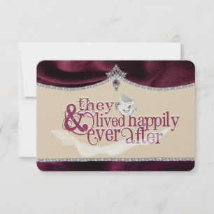 Royal Fairytale Thankyou Card Dankeskarte