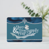 Royal Fairytale Thankyou Card Dankeskarte (Stehend Vorderseite)