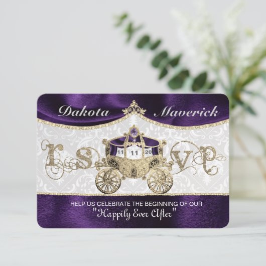 Royal Fairytale UAWG Einladung (Stehend Vorderseite)