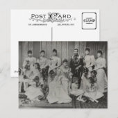 Royal Family England - Wedding Group 1893 Postkarte (Vorne/Hinten)