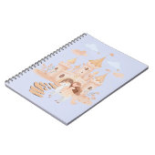 Royal Fantasy Art T-Shirt - Princess & Unicoron Pa Notizblock (Linke Seite)