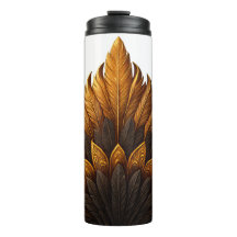 Royal Feather | Schwarz & Gold