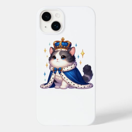 Royal Feline Majesty Case-Mate iPhone Hülle (Rückseite)