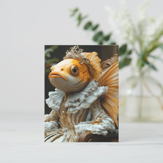 Royal Fish Postkarte (Stehend Vorderseite)