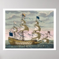 Royal (Flaggschiff) der englischen Flotte, die die