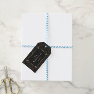 Royal Fleur-de-Lis Art Déco der 20er Jahre Geschenkanhänger