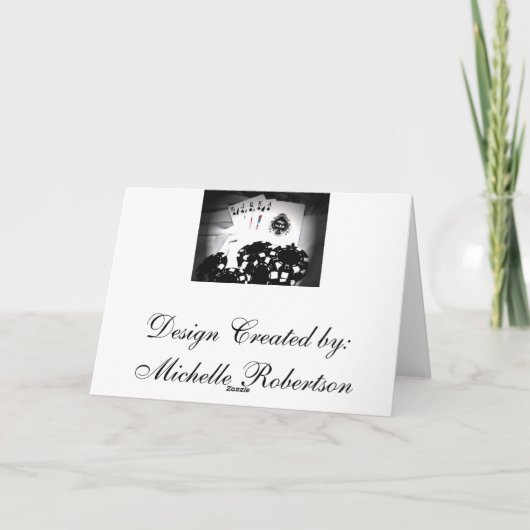 Royal Flush Card Karte (Rückseite)