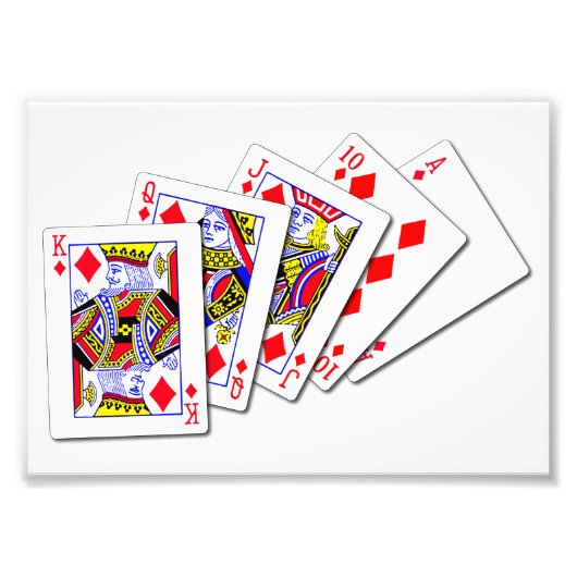 Royal Flush Fotodruck (Vorne)