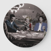 Royal Flush Große Wanduhr (Vorderseite)