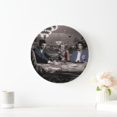 Royal Flush Große Wanduhr (Zuhause)