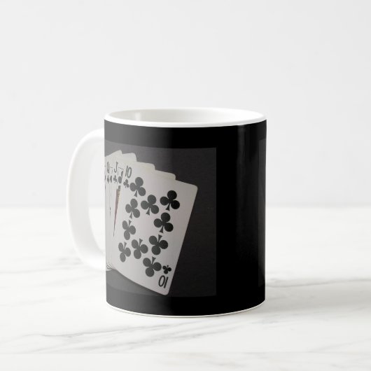 Royal Flush Kaffeetasse (Vorderseite Links)