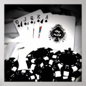 Royal Flush Leinwand Poster (Vorne)