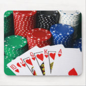 Royal Flush-Mausunterlage Mousepad (Vorne)