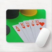 Royal Flush Mousepad (Mit Mouse)
