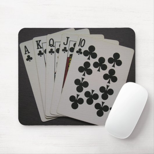 Royal Flush Mousepad (Mit Mouse)