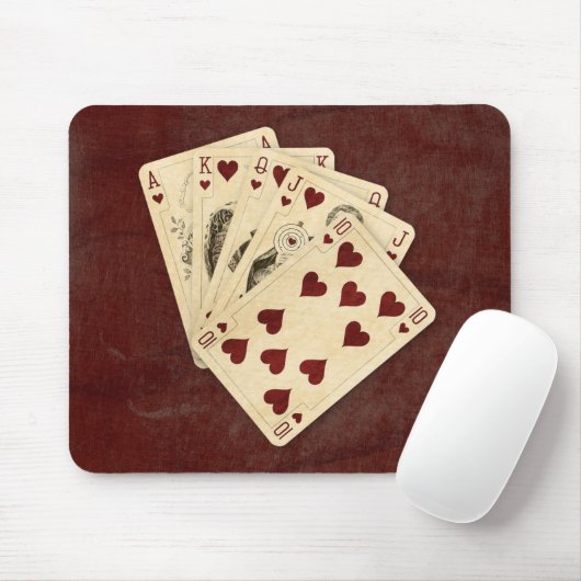 Royal Flush Mousepad (Mit Mouse)