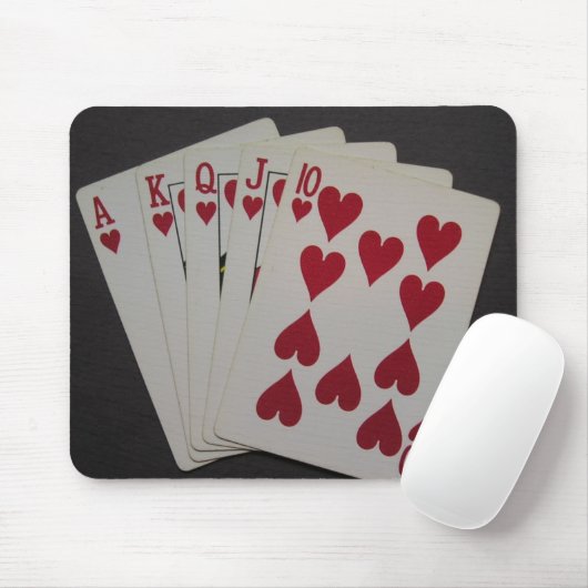Royal Flush Mousepad (Mit Mouse)