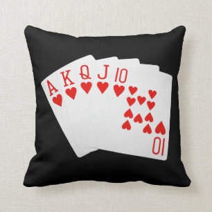 Royal Flush Pillow Kissen