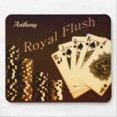 Royal Flush Poker Texas Holdem Mouse Pad Mousepad (Vorne)