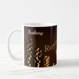 Royal Flush Poker Thema Personalisierter Kaffeebec Kaffeetasse