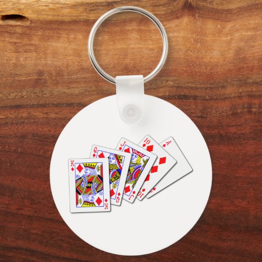 Royal Flush Schlüsselanhänger (Vorderseite)
