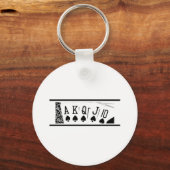 Royal Flush Schlüsselanhänger (Vorderseite)