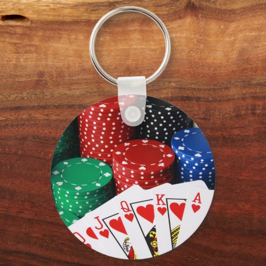 Royal Flush Schlüsselanhänger (Vorderseite)