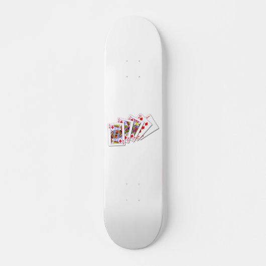 Royal Flush Skateboard (Vorne)
