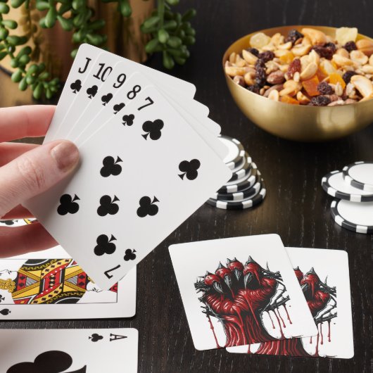 Royal Flush Spielkarten (In Situ)