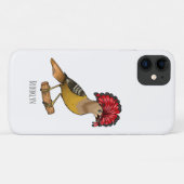Royal Flycatcher Cartoon Illustration Case-Mate iPhone Hülle (Rückseite (Horizontal))