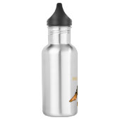 Royal Flycatcher Cartoon Illustration Edelstahlflasche (Links)