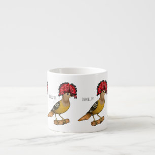 Royal Flycatcher Cartoon Illustration Espressotasse