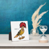 Royal Flycatcher Cartoon Illustration Fotoplatte (InSitu)